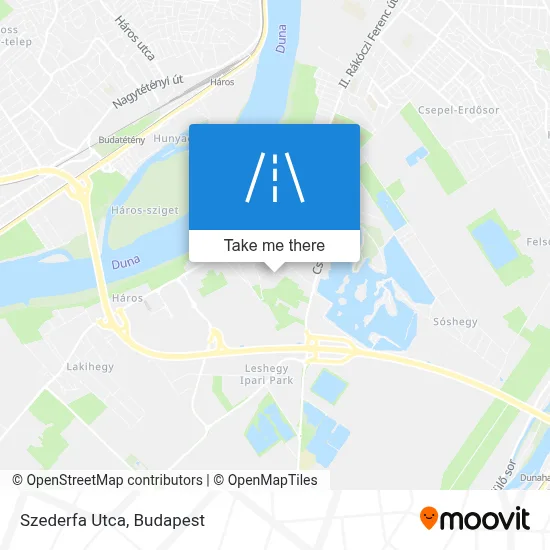 Szederfa Utca map
