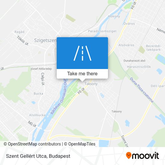 Szent Gellért Utca map