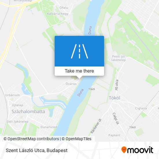 Szent László Utca map