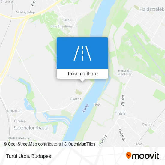 Turul Utca map