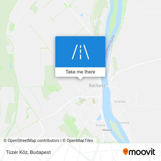 Tüzér Köz map