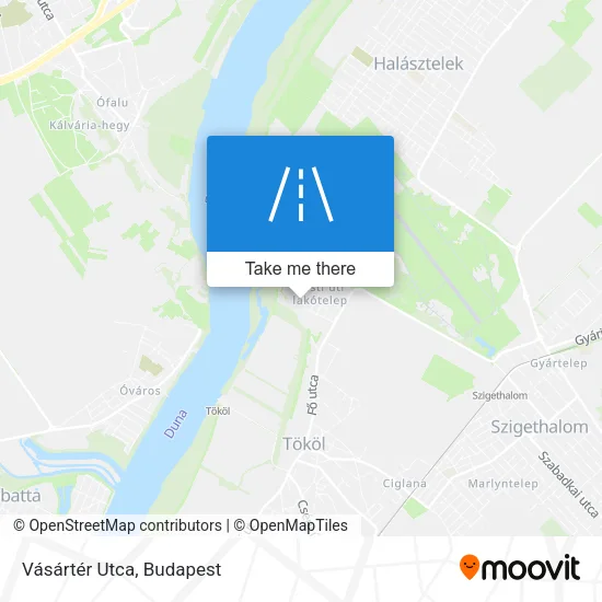 Vásártér Utca map