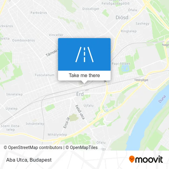 Aba Utca map