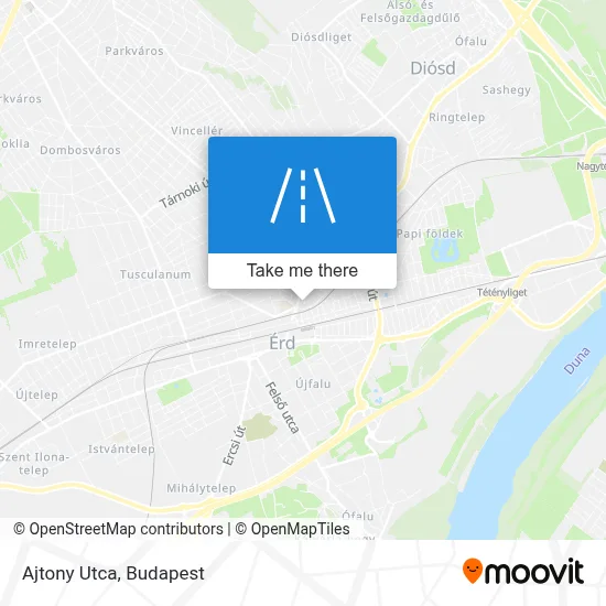 Ajtony Utca map