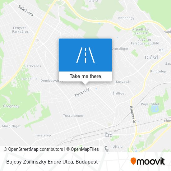 Bajcsy-Zsilinszky Endre Utca map