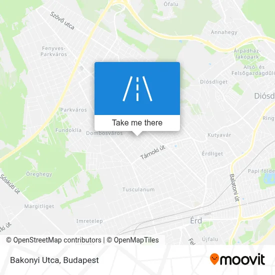 Bakonyi Utca map