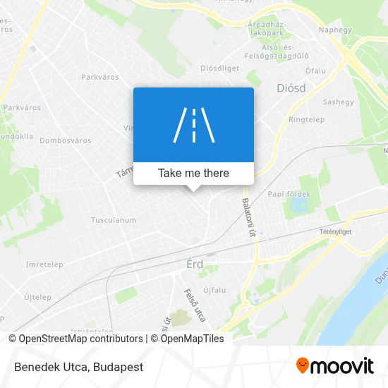 Benedek Utca map