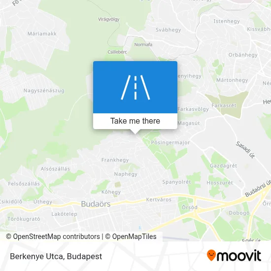 Berkenye Utca map