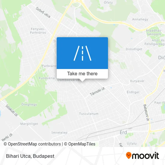 Bihari Utca map