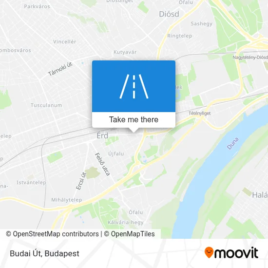 Budai Út map