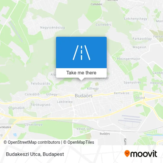 Budakeszi Utca map