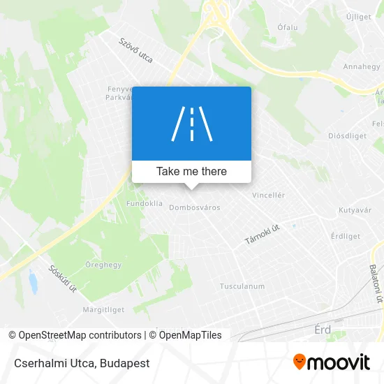 Cserhalmi Utca map