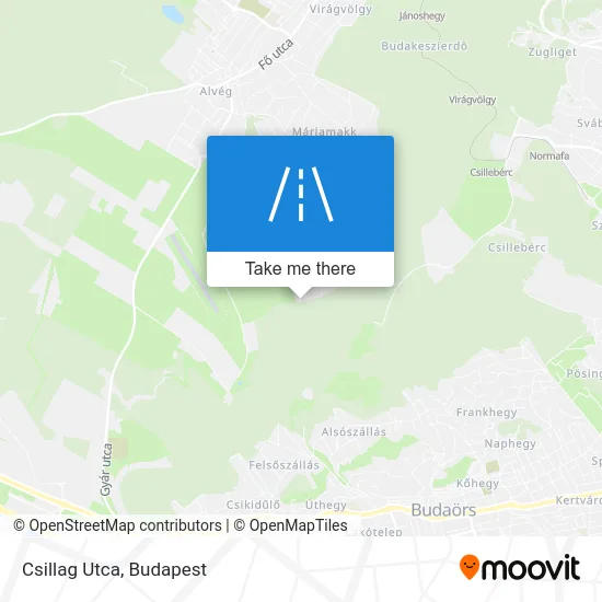 Csillag Utca map