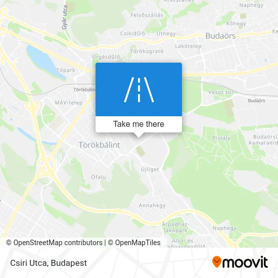 Csiri Utca map