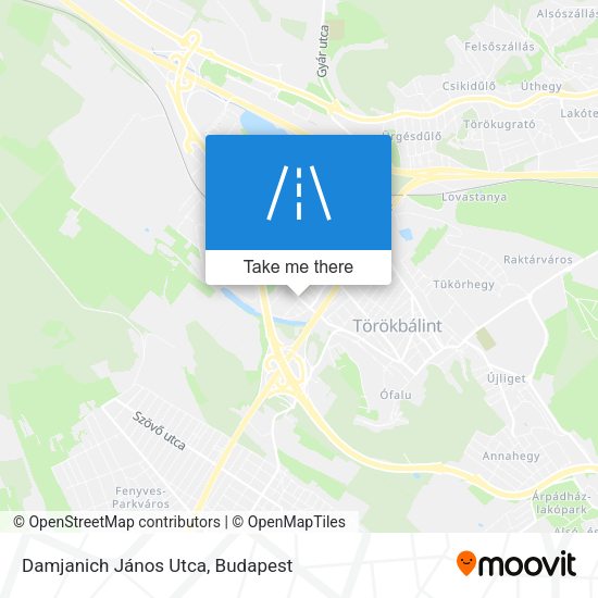 Damjanich János Utca map