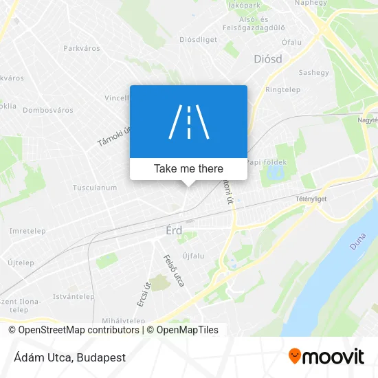 Ádám Utca map