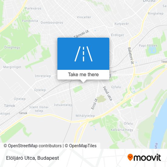 Elöljáró Utca map