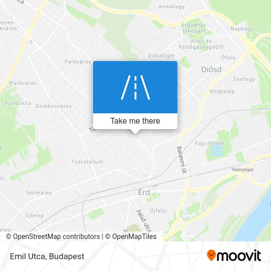 Emil Utca map