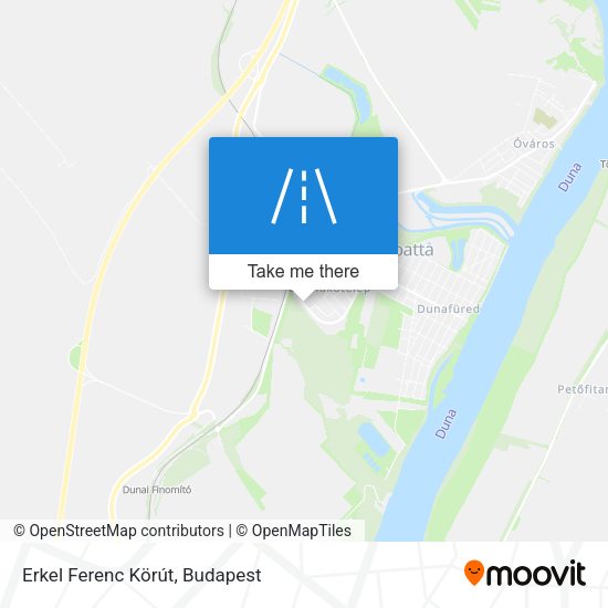 Erkel Ferenc Körút map