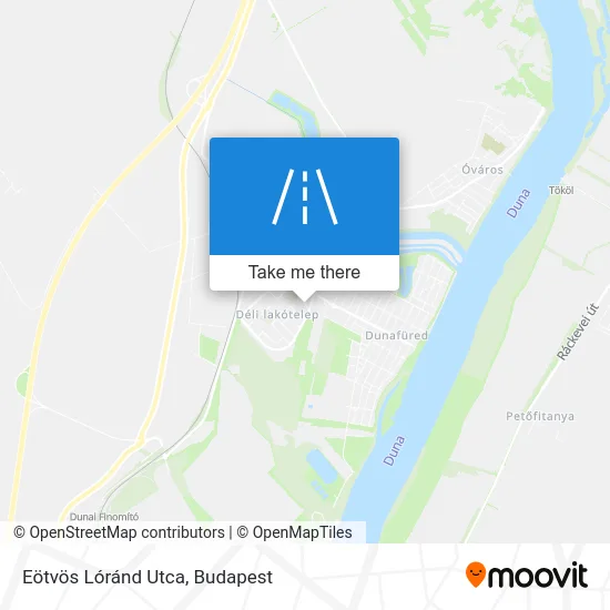 Eötvös Lóránd Utca map