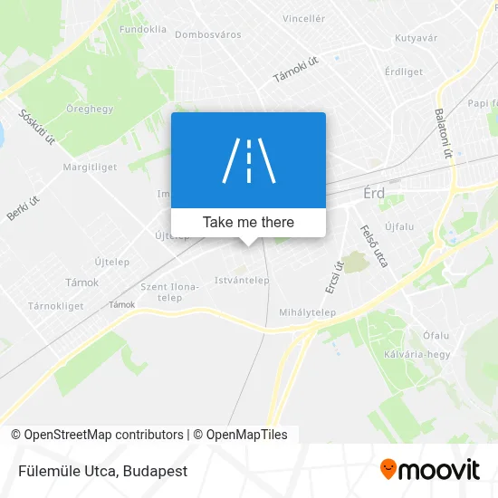 Fülemüle Utca map