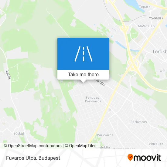 Fuvaros Utca map