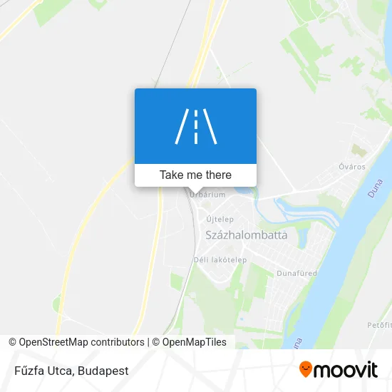 Fűzfa Utca map