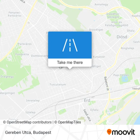 Gereben Utca map