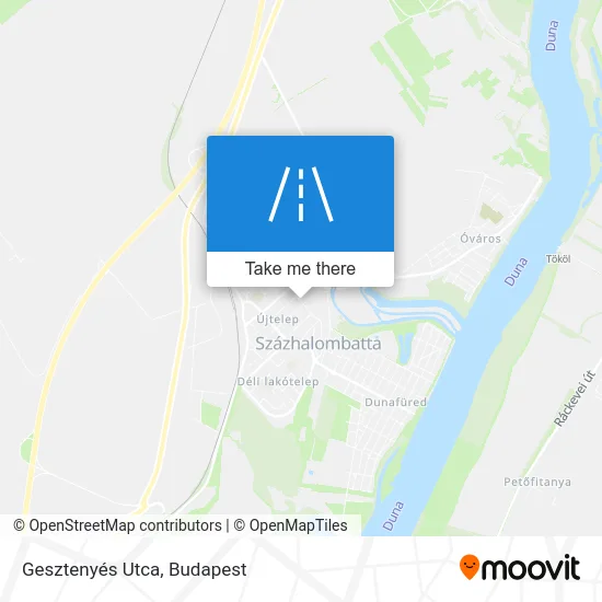 Gesztenyés Utca map