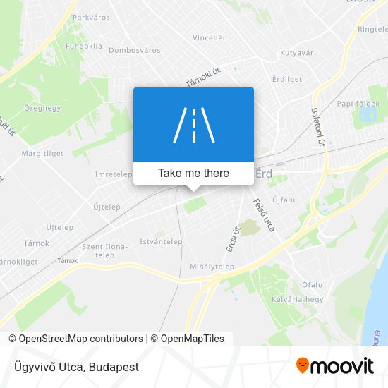 Ügyvivő Utca map
