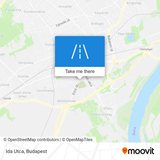 Ida Utca map