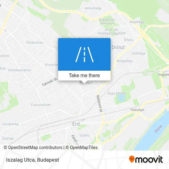 Iszalag Utca map