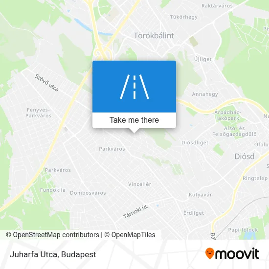 Juharfa Utca map