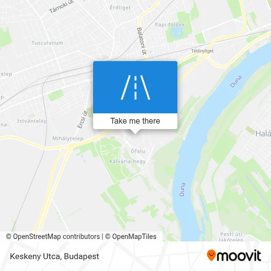 Keskeny Utca map