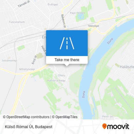 Külső Római Út map