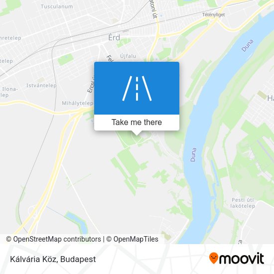 Kálvária Köz map