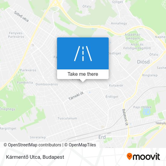 Kármentő Utca map