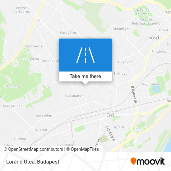 Loránd Utca map