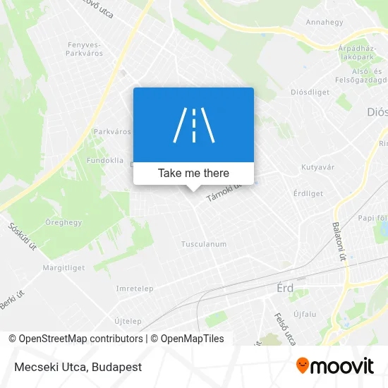 Mecseki Utca map