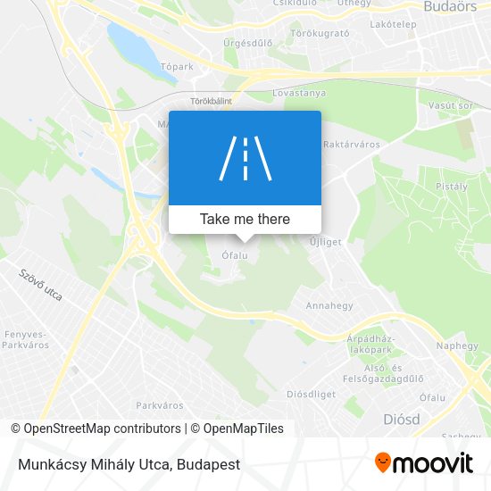 Munkácsy Mihály Utca map