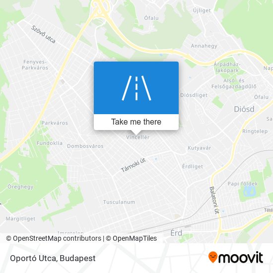 Oportó Utca map