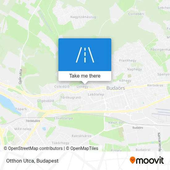 Otthon Utca map