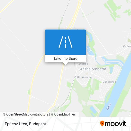 Építész Utca map