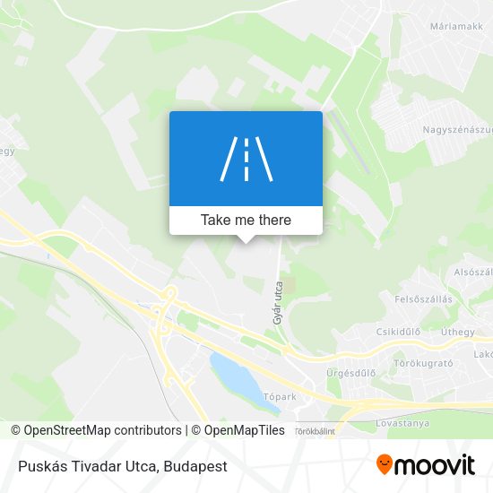 Puskás Tivadar Utca map