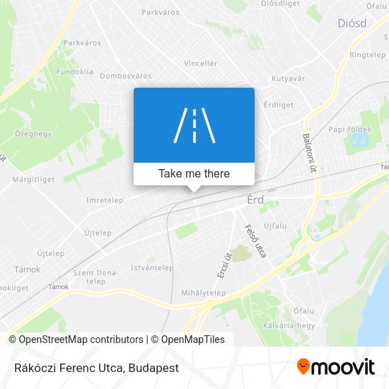 Rákóczi Ferenc Utca map