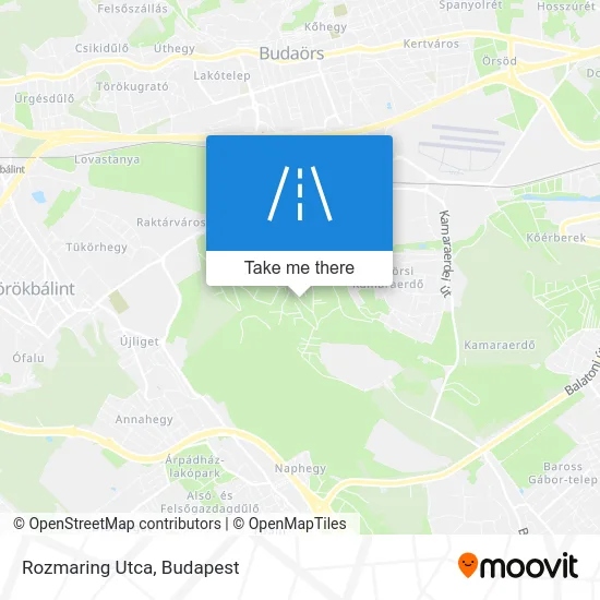 Rozmaring Utca map