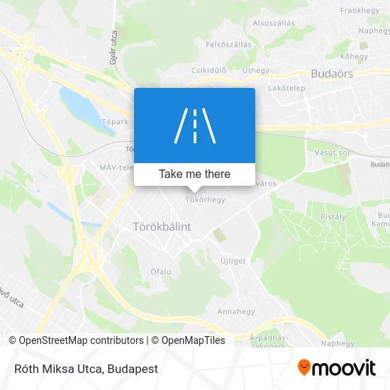 Róth Miksa Utca map