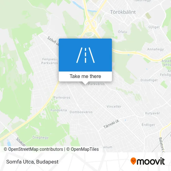 Somfa Utca map