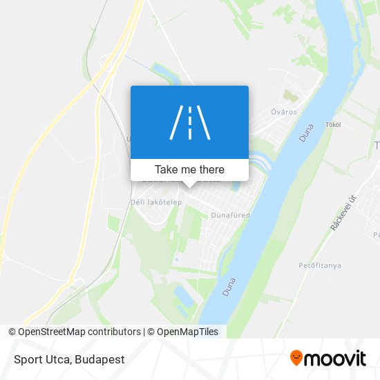 Sport Utca map