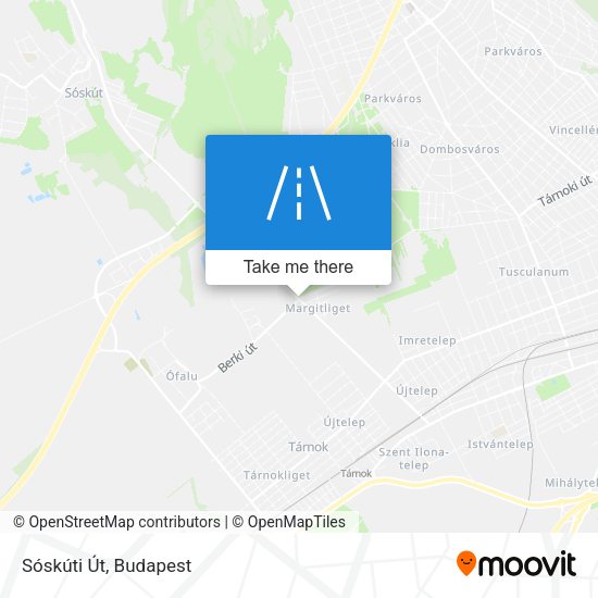 Sóskúti Út map